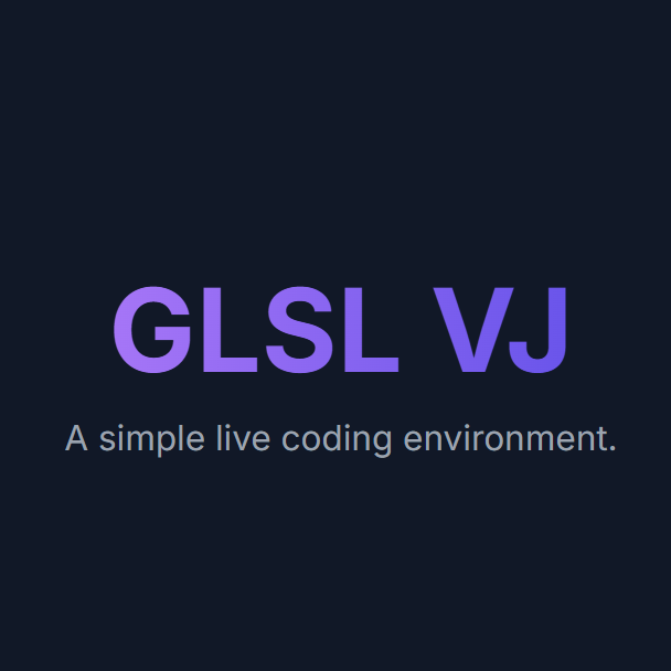 簡易GLSL VJアプリケーション