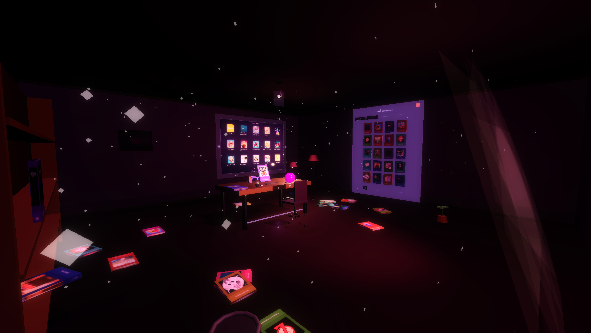 3D Room - Interactive Game Library