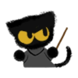 Doodle Halloween Cat icon