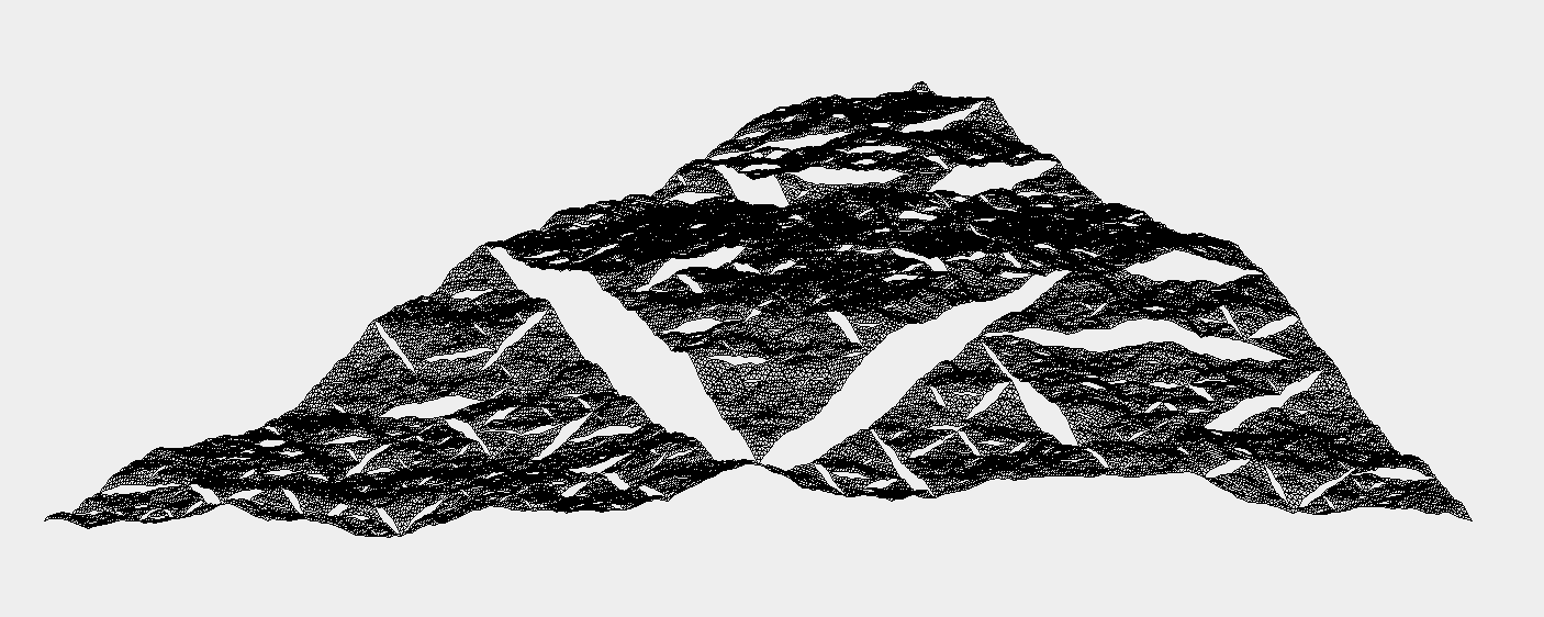 【Java Swing】3D山脉模型实现