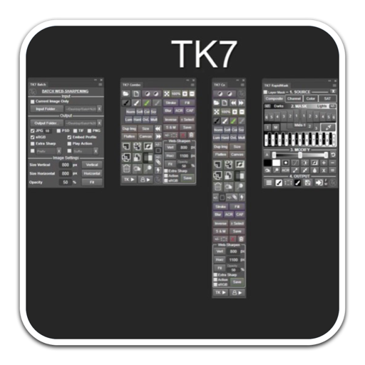 TKActions 7.1 Panels for Adobe Photoshop 破解版 – 亮度蒙版插件扩展PS插件