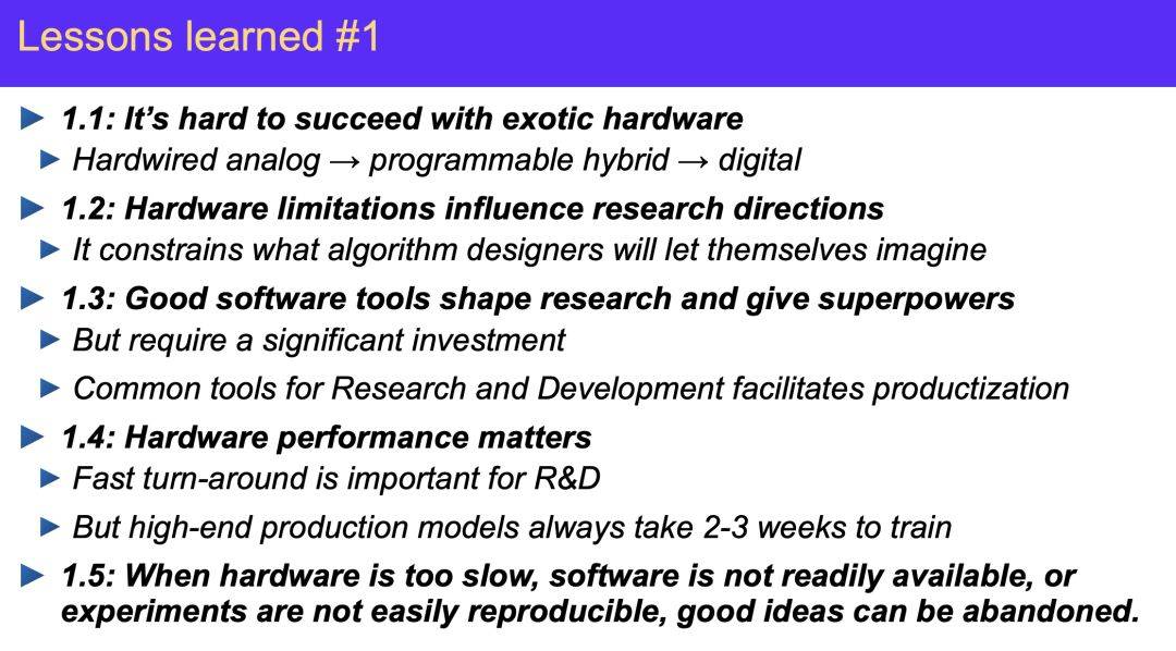 yan lecun lesson1 about hardware