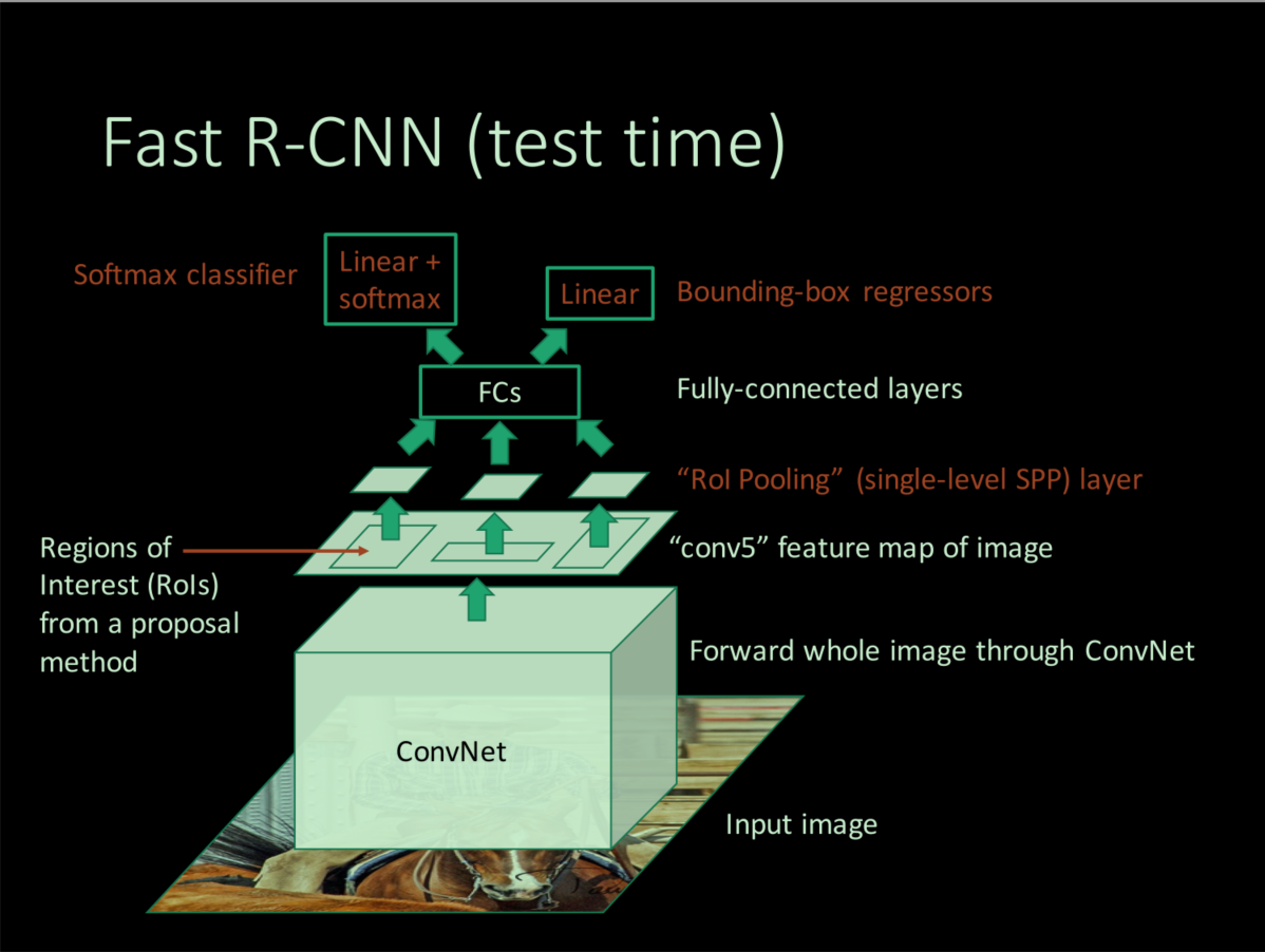 Fast R-CNN网络结构示意图