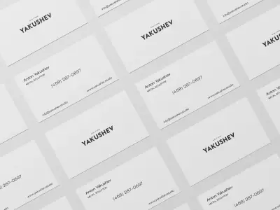 Anton Yakushev business cards