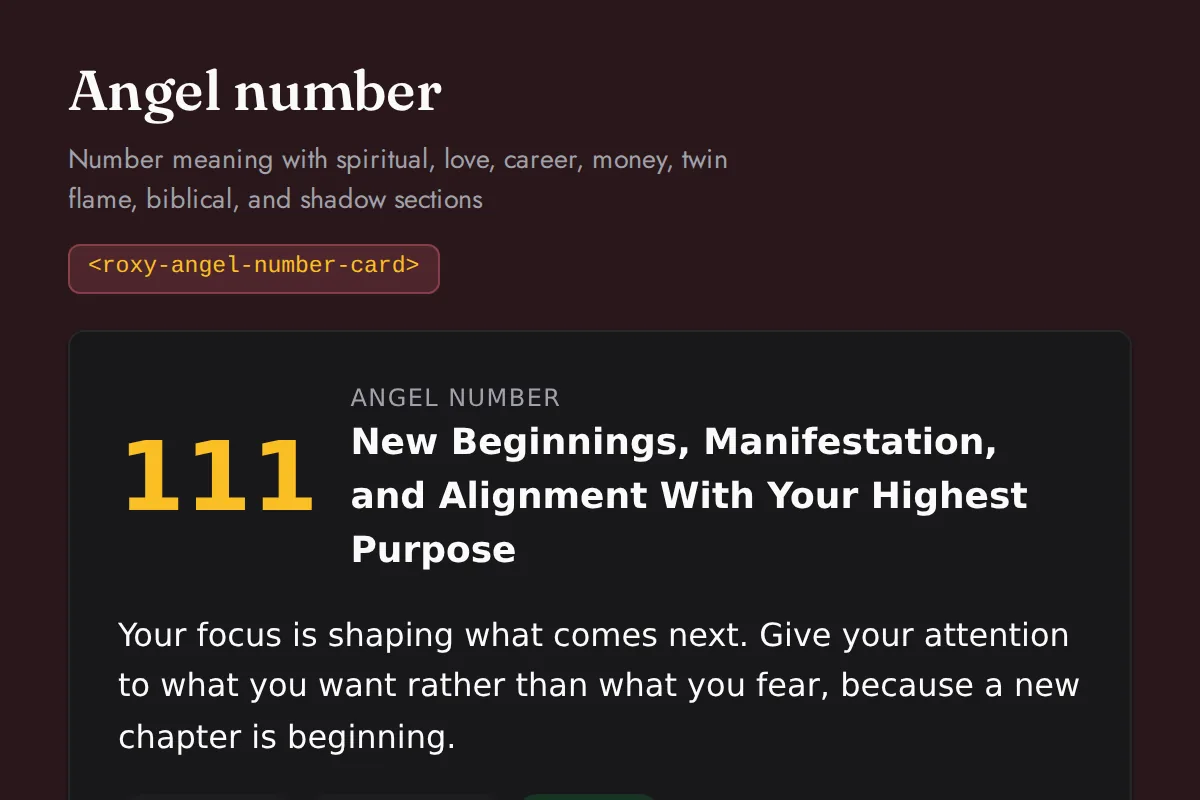 Angel number card: Number meaning with spiritual, love, career, money, twin flame, biblical, and shadow sections