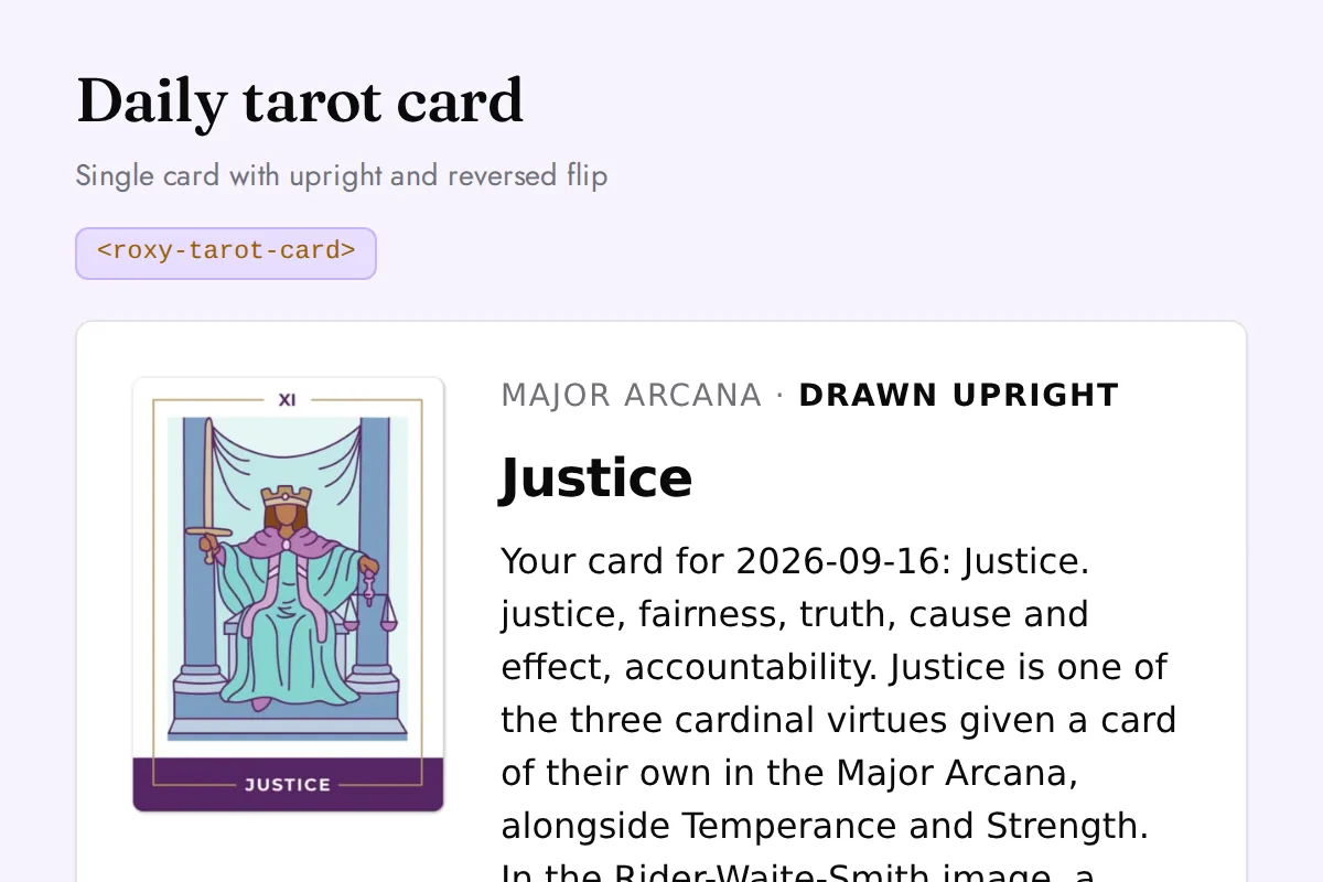 Tarot card: Single card with upright and reversed flip
