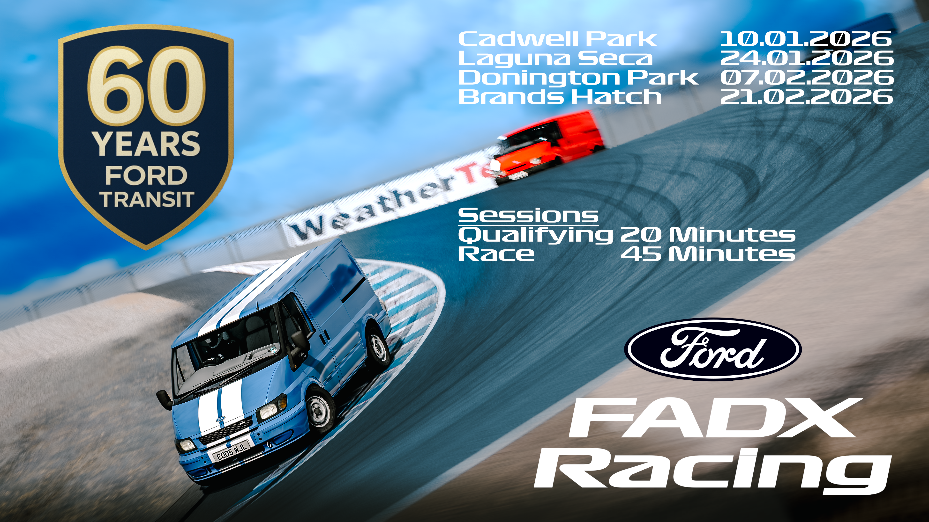 60 years Ford Transit – Logo / Wappen