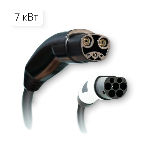 Кабель 7кВт Type 2 - Tesla US (NACS)