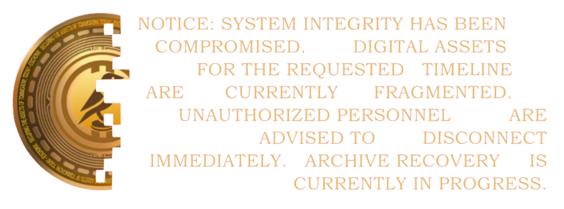 System integrity warning fragment