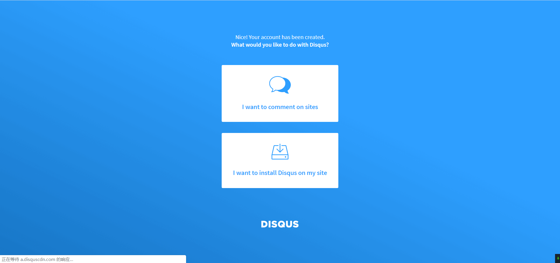 I want to install Disqus on my site