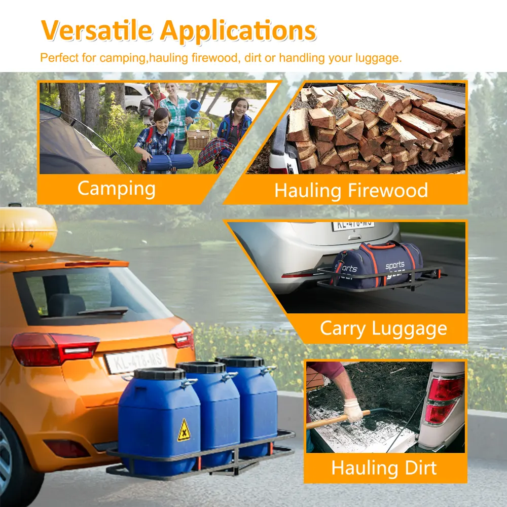 51"x17.6"x5" Cargo Basket - Heavy-Duty Rack - Image 6