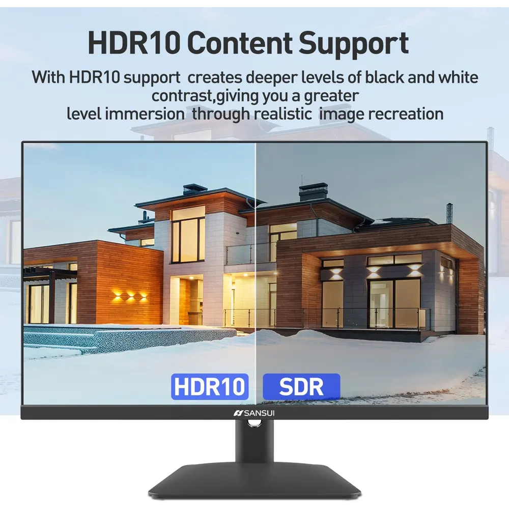 24-Inch Sansui IPS FHD Monitor with HDR10 - Image 8