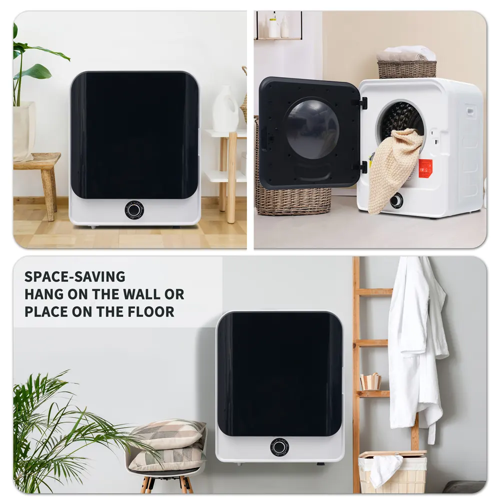 1.95 cu ft Compact Clothes Dryer with 5 Programs - Image 5