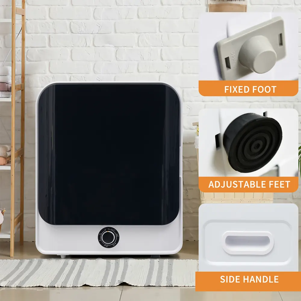 1.95 cu ft Compact Clothes Dryer with 5 Programs - Image 6