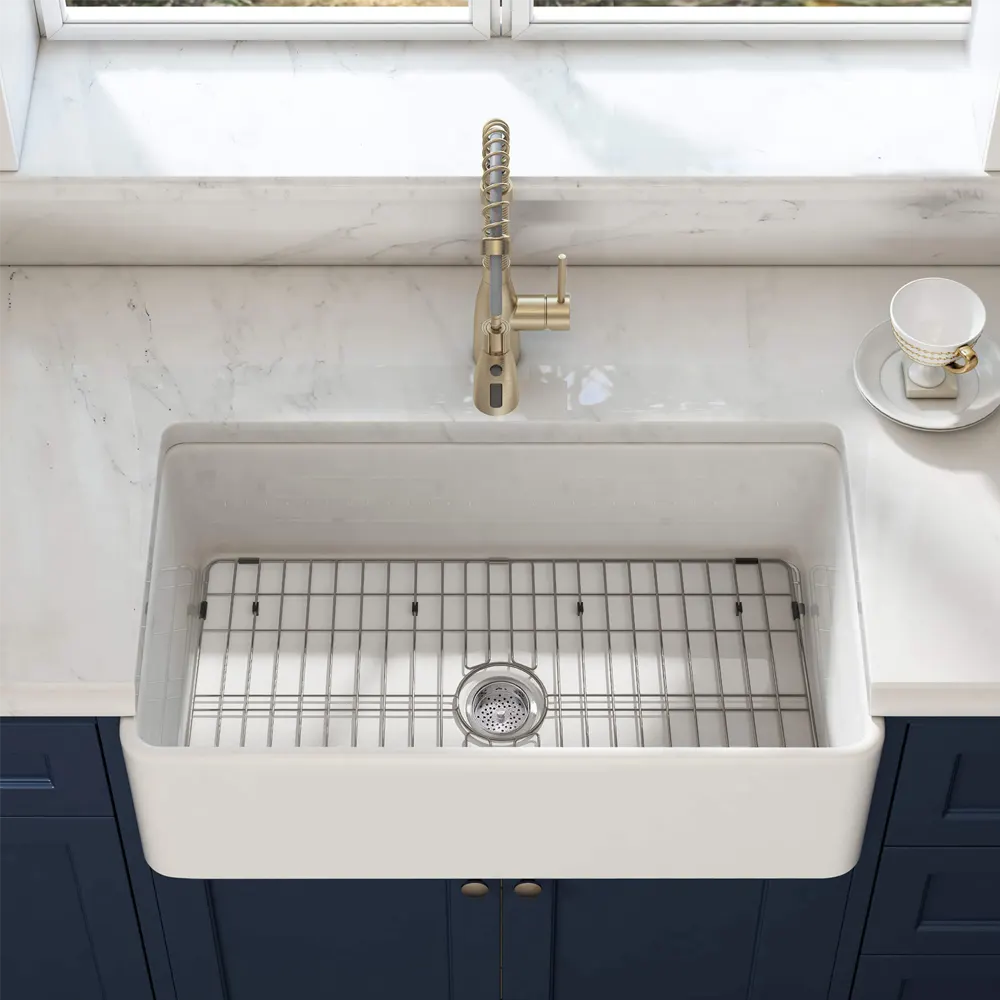 36-Inch Fireclay Farmhouse Kitchen Sink - Image 3