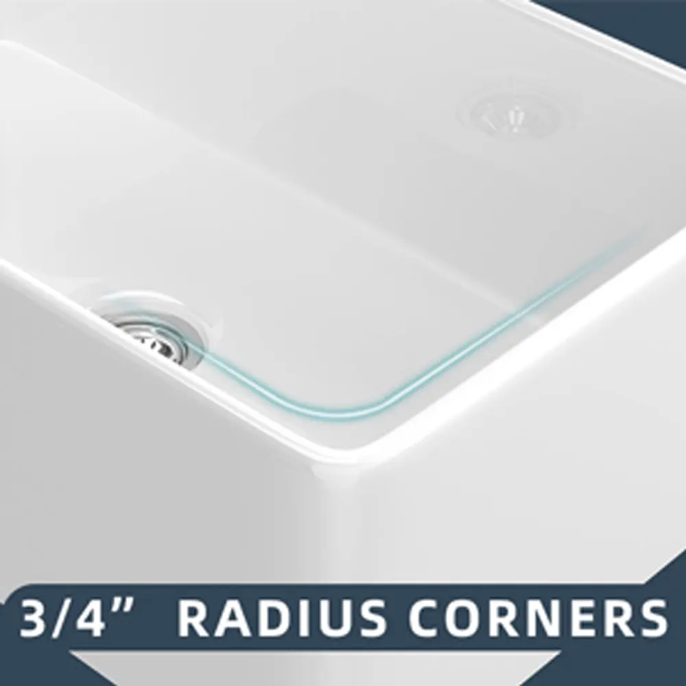 36-Inch Fireclay Farmhouse Kitchen Sink - Image 12