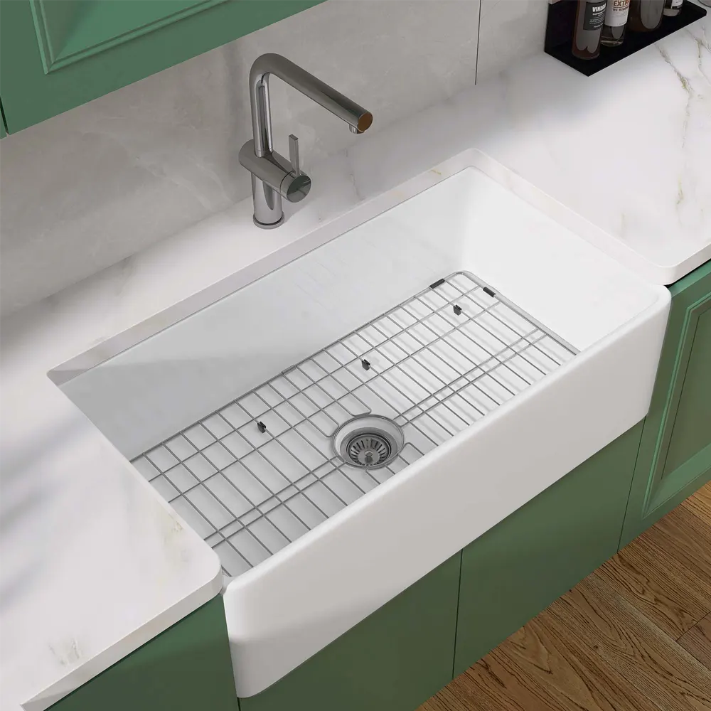 36-Inch Fireclay Farmhouse Kitchen Sink - Image 18