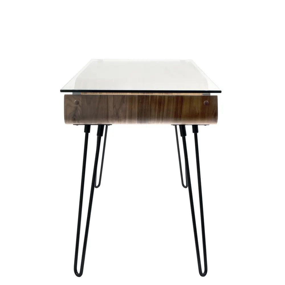 Avery Mid-Century Desk with Walnut Finish - Image 4