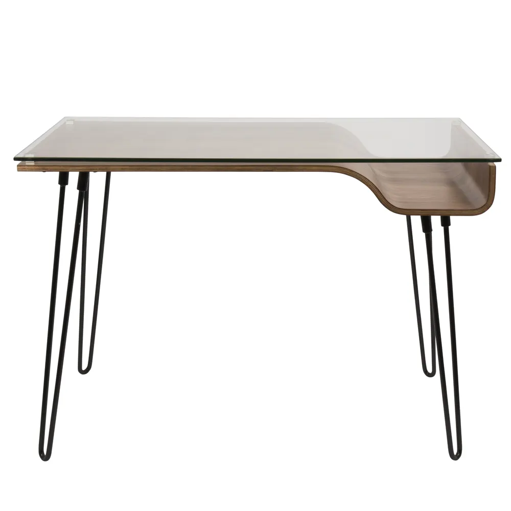 Avery Mid-Century Desk with Walnut Finish - Image 6