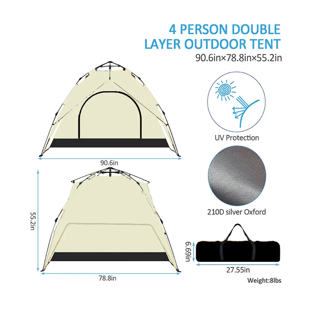 Camping Dome Tent for 2–5 People - Image 8