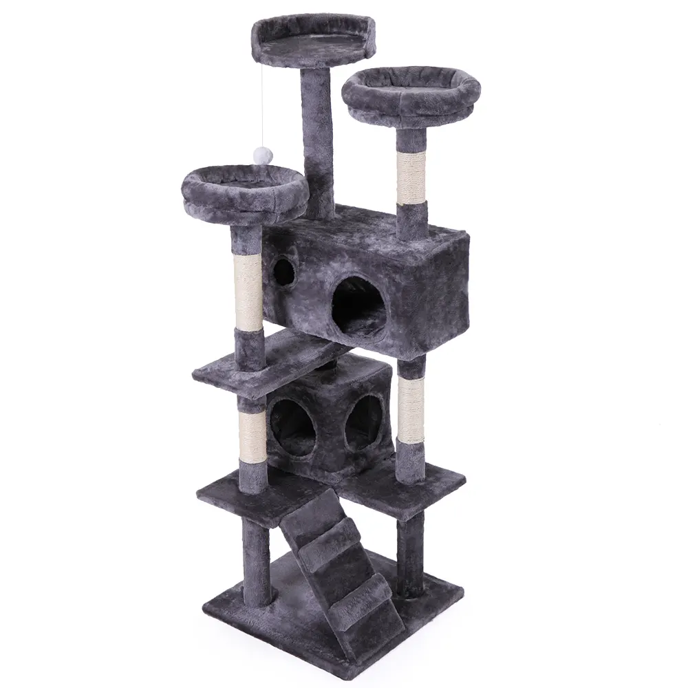 Cat Tree with Scratching Ball & Cushion - Image 8