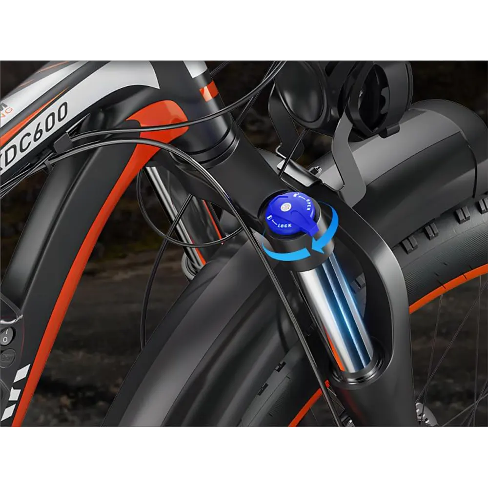 2000W Dual Motor Fat Tire Electric Mountain Bike - Image 5