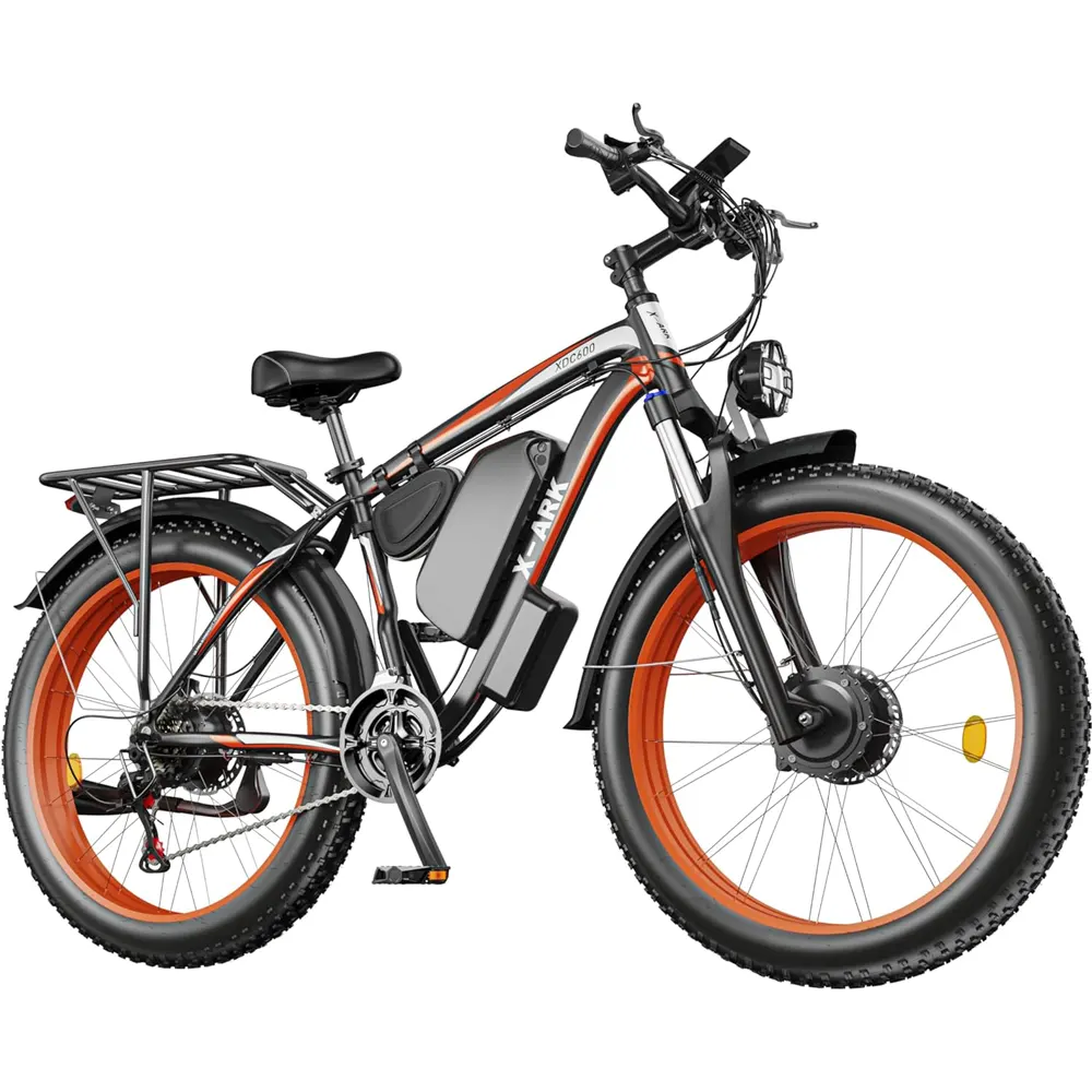 2000W Dual Motor Fat Tire Electric Mountain Bike - Image 6