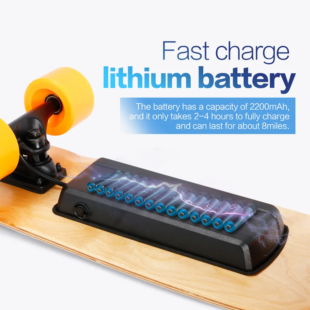 Small Electric Skateboard with Remote Control - Image 13