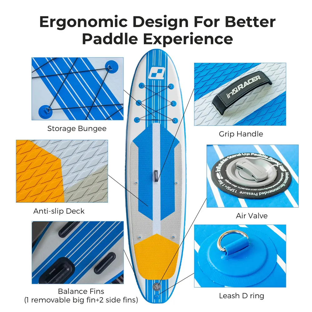Inflatable Paddle Board with Accessories - Image 8