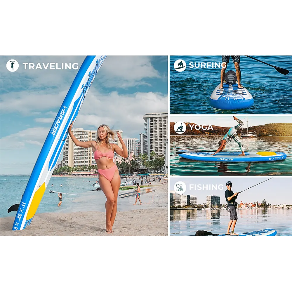 Inflatable Paddle Board with Accessories - Image 10