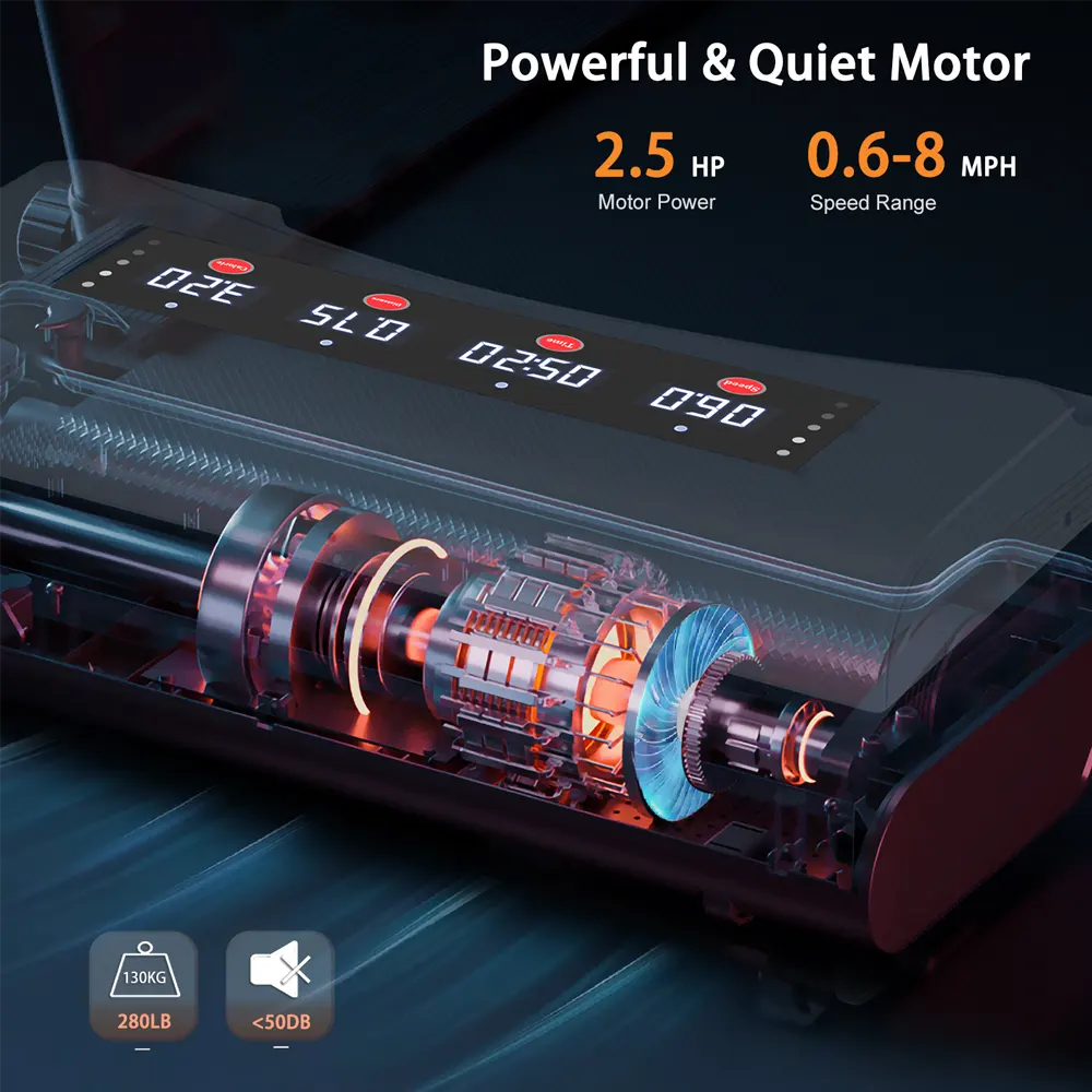 Foldable Walking Pad with Handlebar & Remote - Image 5