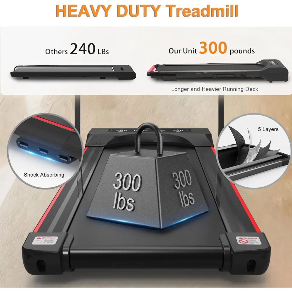 Foldable Walking Pad with Handlebar & Remote - Image 6