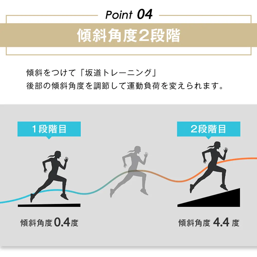 【N509P257435B同仕様 走行ベルト幅36.5cm】電動ランニングマシン ルームランナー 低床設計 MAX6km/h 薄型 シンプル オシャレ ダイエット器具 有酸素運動 静音 家庭用 エクササイズ 衝撃吸収 室内運動 健康器具 傾斜角度調整 - 画像 (14)
