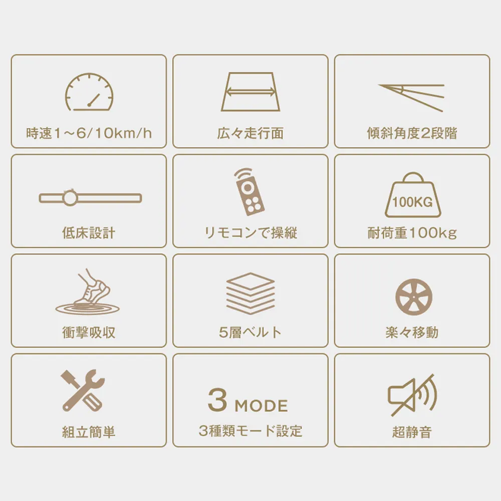 【N509P257435B同仕様 走行ベルト幅36.5cm】電動ランニングマシン ルームランナー 低床設計 MAX6km/h 薄型 シンプル オシャレ ダイエット器具 有酸素運動 静音 家庭用 エクササイズ 衝撃吸収 室内運動 健康器具 傾斜角度調整 - 画像 (19)