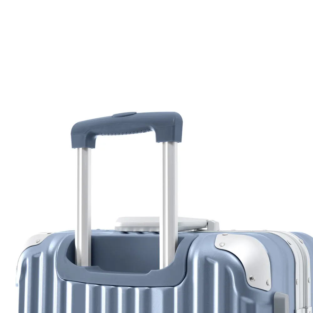 スーツケース Sサイズ 機内持ち込み アルミ ストッパー付き USBポート カップホルダー キャリーケース キャリーバッグ アルミフレーム 2日~3日 大容量 超軽量 軽い おしゃれ かわいいダブルキャスター小型 suitcase - 画像 (16)