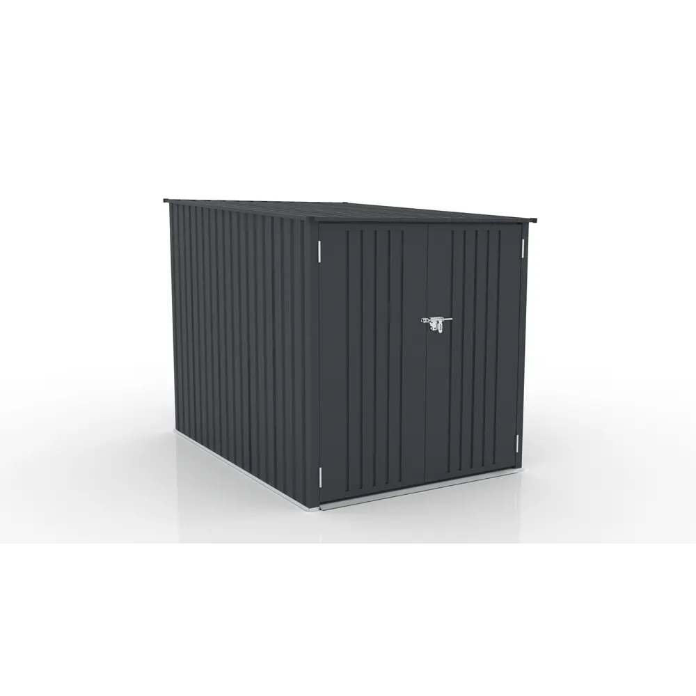 【スタンド搭載】自転車倉庫 2台用 物置 屋外 スチール 施錠可能 戸外収納庫 大型 収納庫 屋外物置 防さび 防水 ドア スチール物置 屋外収納 ガーデニング 庭 新作 - 画像 (12)