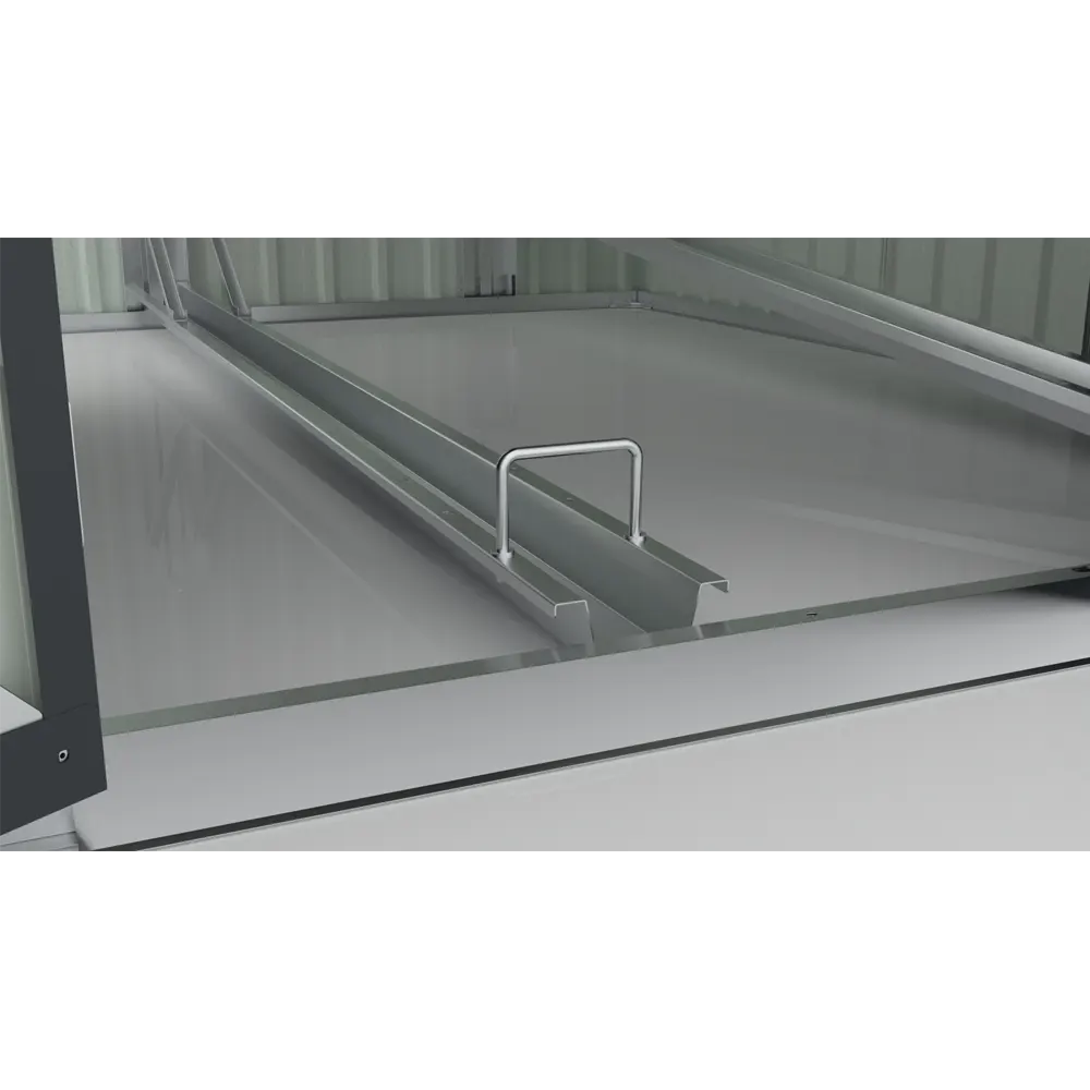 【スタンド搭載】自転車倉庫 2台用 物置 屋外 スチール 施錠可能 戸外収納庫 大型 収納庫 屋外物置 防さび 防水 ドア スチール物置 屋外収納 ガーデニング 庭 新作 - 画像 (18)