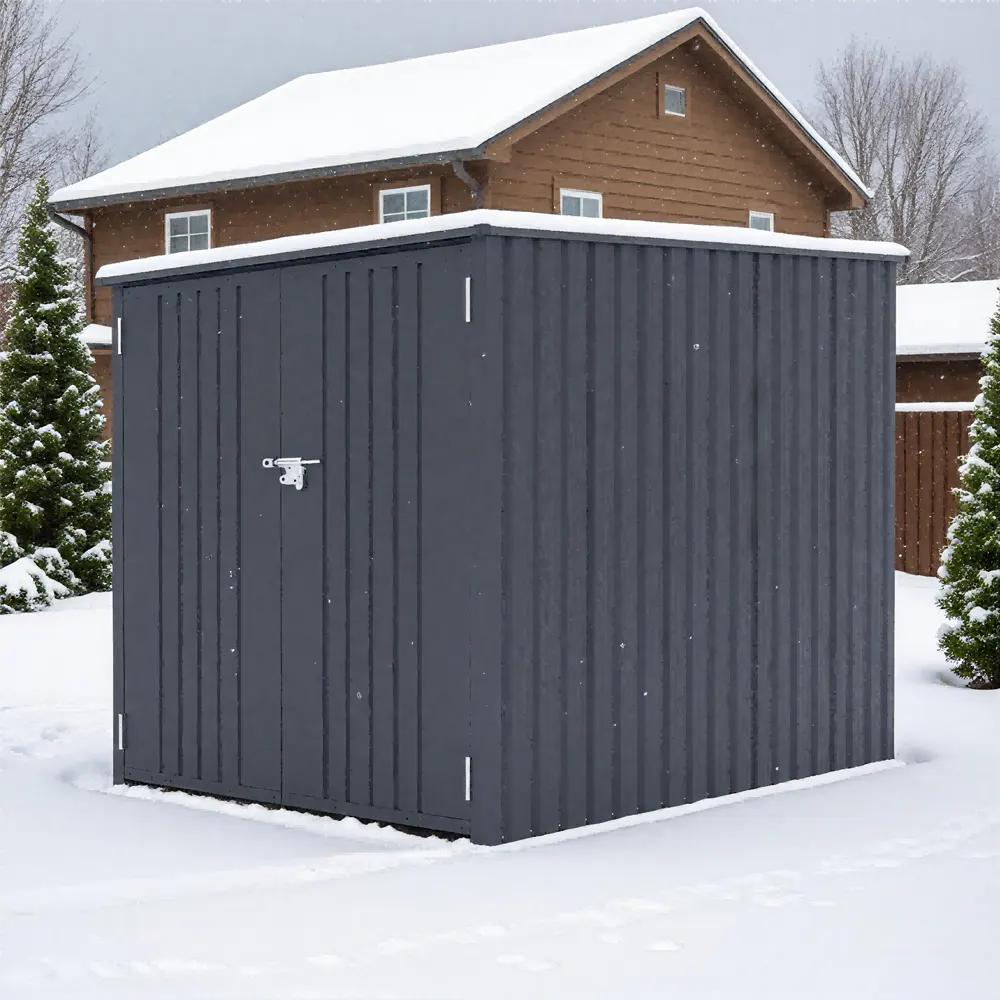 【スタンド搭載】自転車倉庫 2台用 物置 屋外 スチール 施錠可能 戸外収納庫 大型 収納庫 屋外物置 防さび 防水 ドア スチール物置 屋外収納 ガーデニング 庭 新作 - 画像 (20)