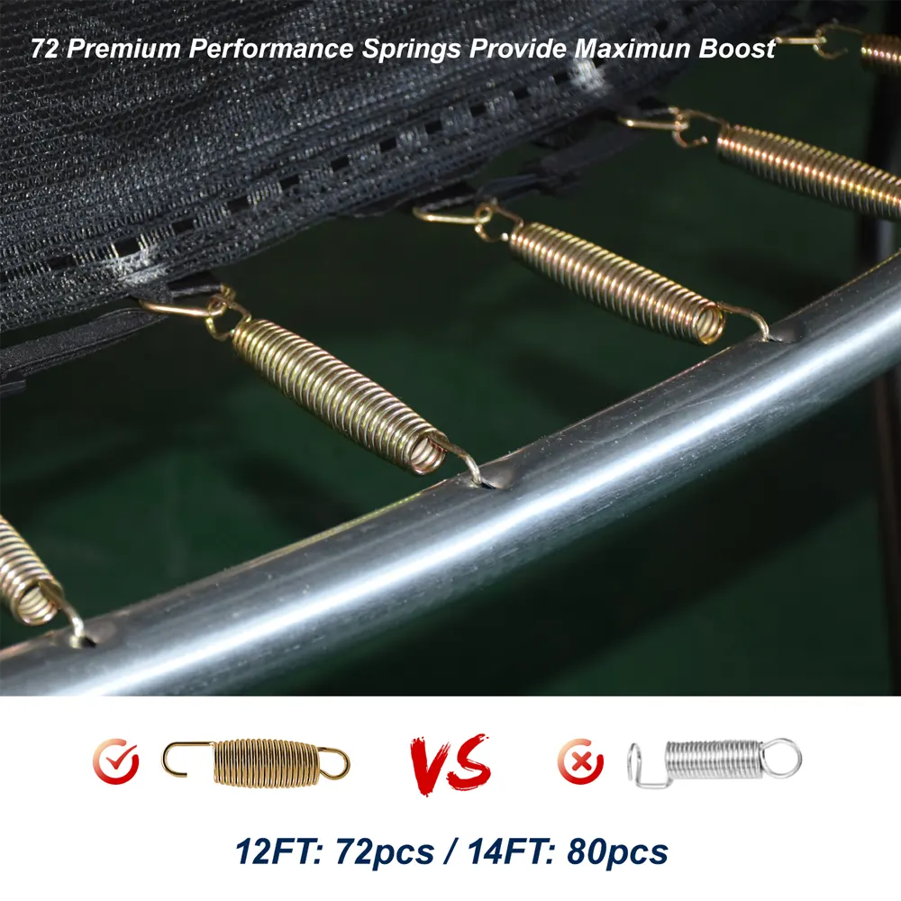 12ft Outdoor Trampoline with Safety Net - Image 7