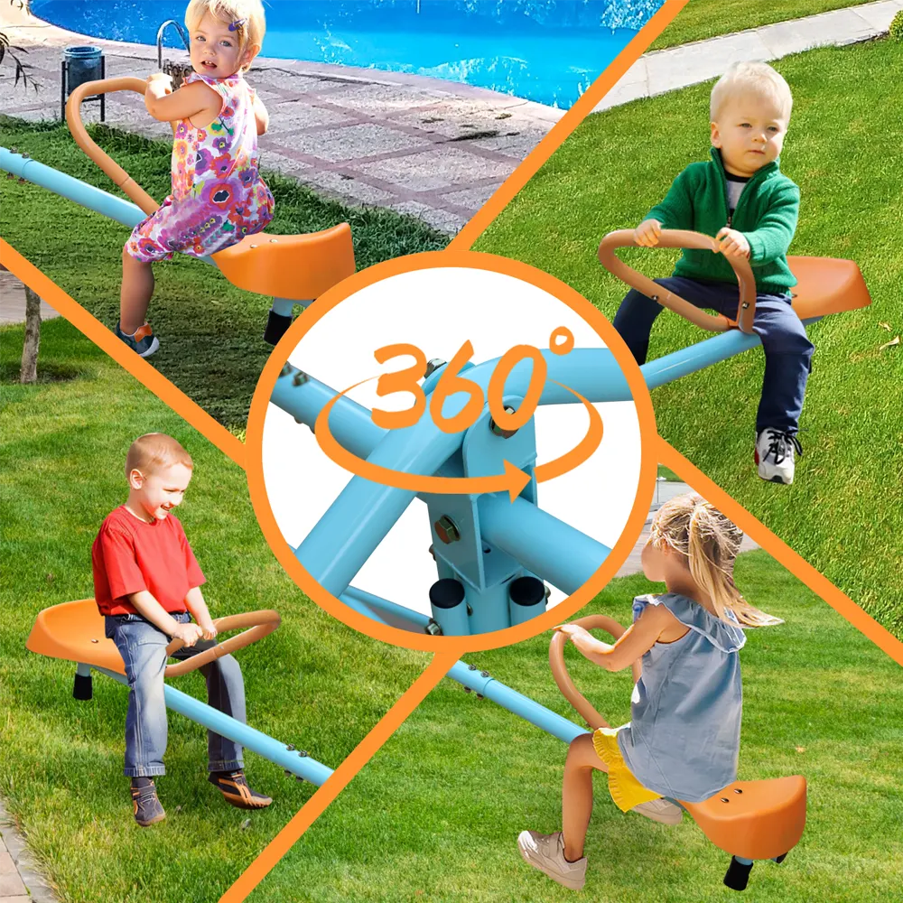 Outdoor Spinning Teeter-Totter for Kids - Image 5