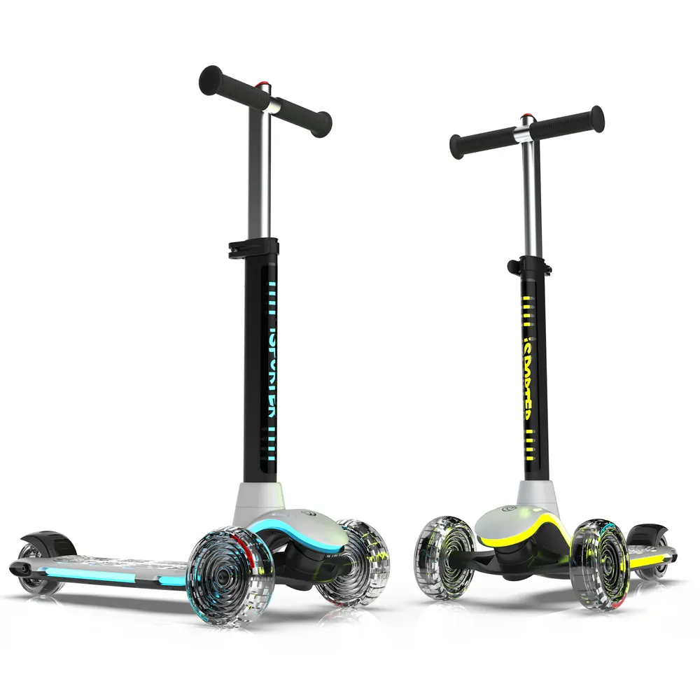 3-Wheel Kids Scooter with Light-Up Wheels