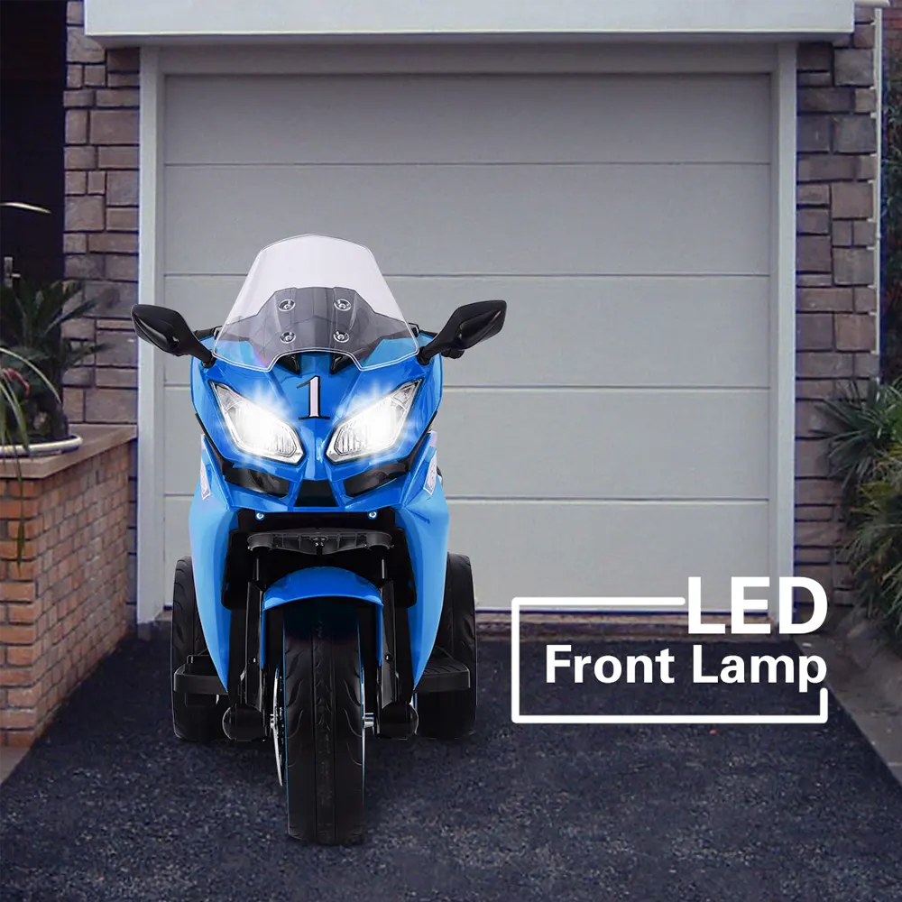 12V Kids Electric Motorcycle with Lights - Image 4