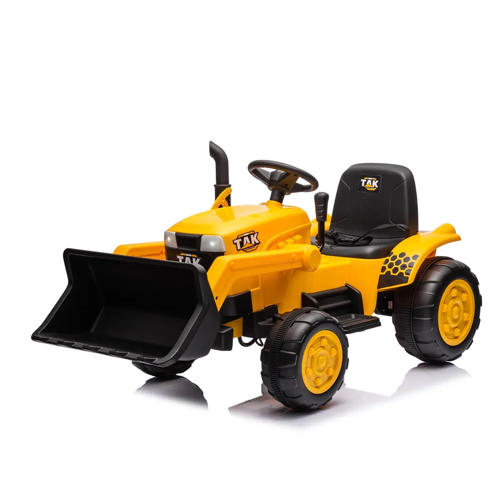 12V Kids Ride-On Tractor with Front Loader - Image 9