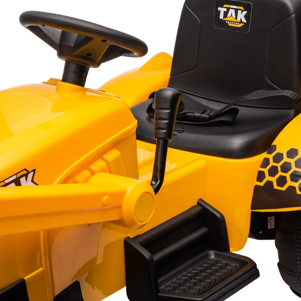 12V Kids Ride-On Tractor with Front Loader - Image 16