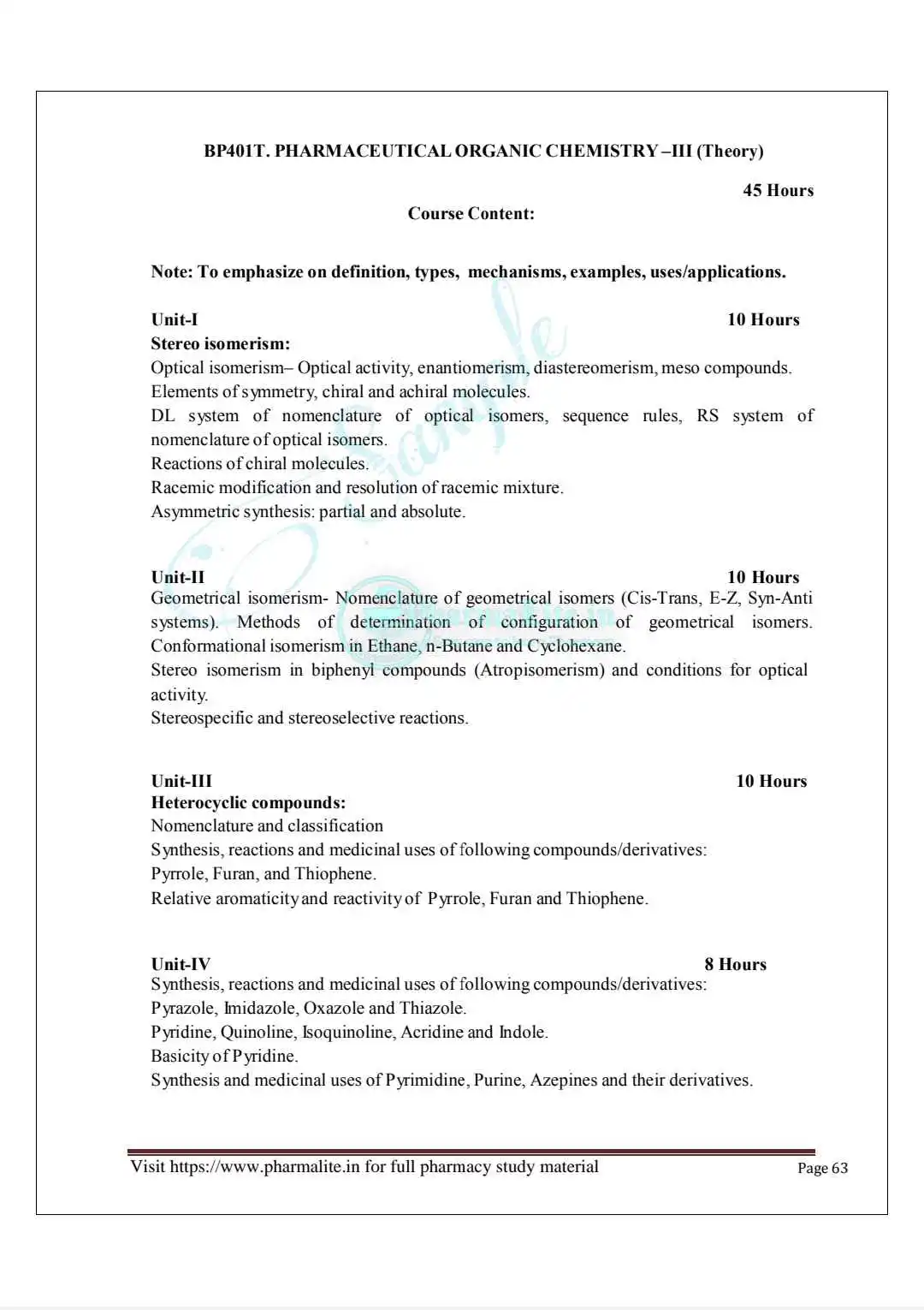 syllabus