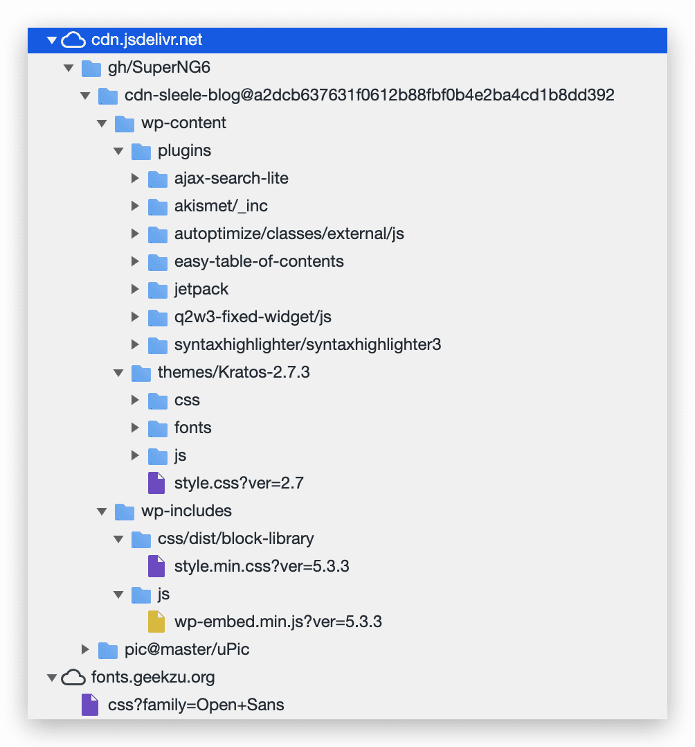 《WordPress+jsDelivr开启伪全站CDN》