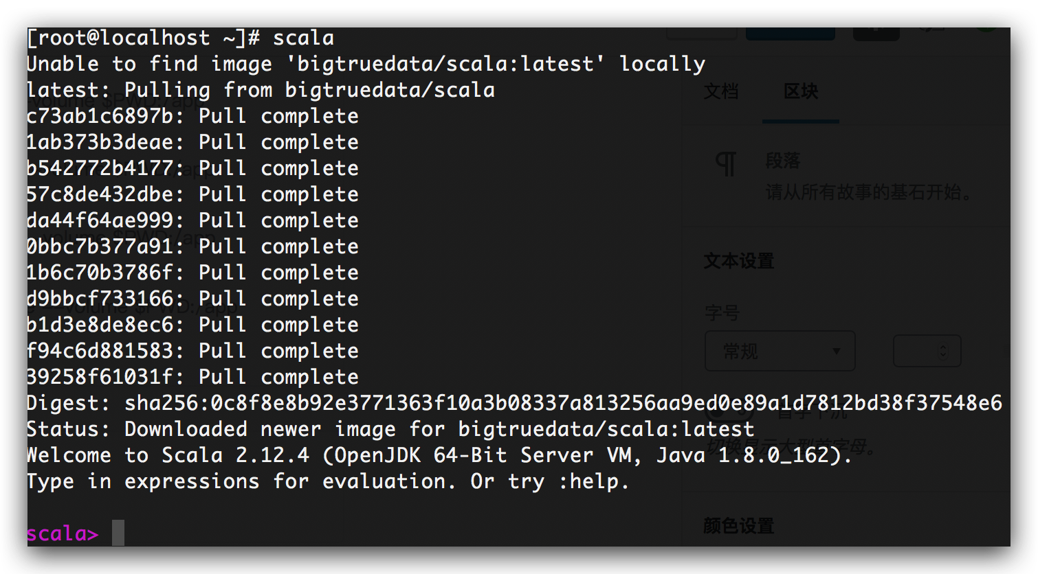 《docker scala部署》