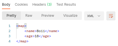 XML 结果