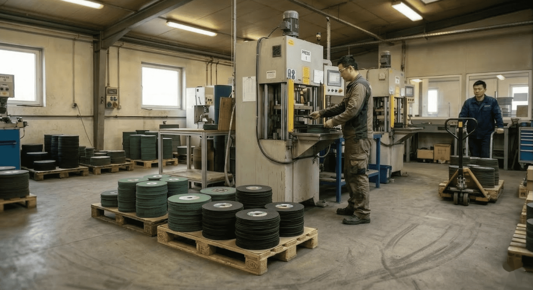 亚星研磨工厂车间