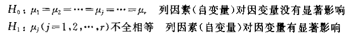 列因子假设格式